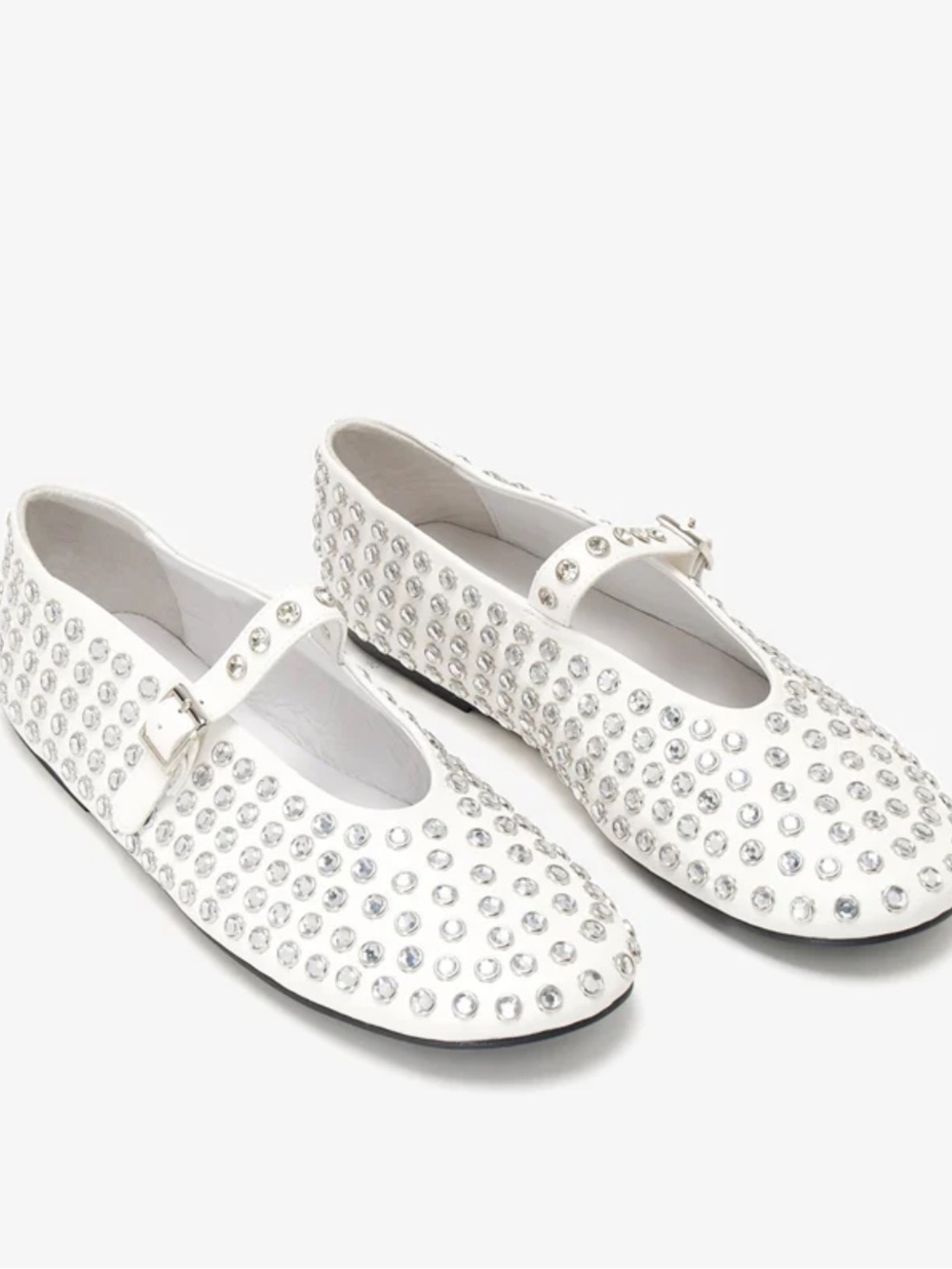TONY BIANCO flats Miami Nappa flats in white size 8 new in box